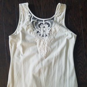 Womens' H&M Tank Top Size L Cream Color